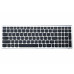 Клавіатура для LENOVO IdeaPad G500s, G505s, S500, S510p, Z510,Flex 15, 15D (RU Black з рамкою Silver)