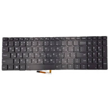 Клавіатура для LENOVO IdeaPad 310-15ABR, 310-15IAP, 310-15ISK, 310-15IKB, 510-15IKB, 510-15ISK V.2 PWR (RU Black з підсвіткою)