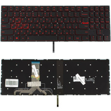 Клавиатура для ноутбука LENOVO (Legion: Y520-15) rus, black, без фрейма, подсветка клавиш (ОРИГИНАЛ RED)