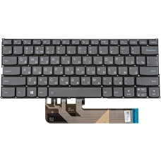Клавиатура для ноутбука LENOVO (Yoga 530-14ARR, 530-14IK ) rus, black, без фрейма, подсветка клавиш (ОРИГИНАЛ)