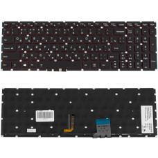 Клавиатура для ноутбука LENOVO (Y50-70, Y50-80) rus, black, без фрейма, подсветка клавиш (ОРИГИНАЛ)