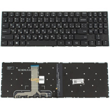 Клавиатура для ноутбука LENOVO (Legion: Y520-15) rus, black, без фрейма, подсветка клавиш (ОРИГИНАЛ)