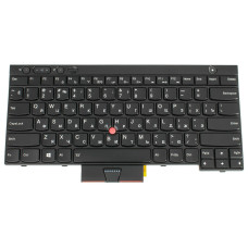 Клавиатура для ноутбука LENOVO (Thinkpad: T430, T430i, T430S, T530, T530I, X230, X230i, X230S) rus, black, подсветка клавиш