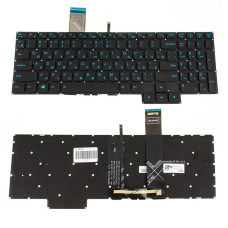 Клавиатура для ноутбука LENOVO (Legion: 5-15 series), rus, black, без фрейма,  подсветка клавиш (BLUE) (ОРИГИНАЛ)