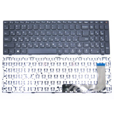 Клавіатура для Lenovo IdeaPad 110-15ISK/110-17ACL/110-17IKB/110-17ISK, чорна з рамкою (RU)