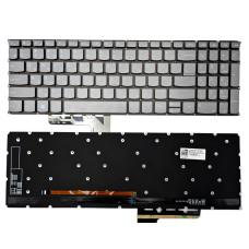 Клавіатура для Lenovo ThinkBook 15 G2 ARE 20VG / 15 G2 ITL 20VE (2021), RU Gray, з підсвіткою