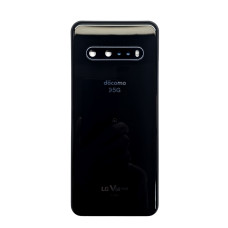 LG V60 ThinQ 5G задняя крышка черная со стеклом камеры