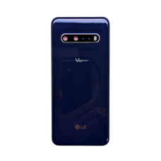LG V60 ThinQ 5G задняя крышка синяя со стеклом камеры