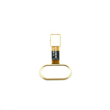 Шлейф для Meizu M5s (M612), с кнопкой меню (Home), gold
