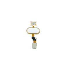 Шлейф с кнопкой home для Meizu M3S, M3S mini, U10, (JW-D 16296 15мм), gold