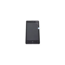 Уценка !!! дисплей для смартфона (телефона) Microsoft Lumia 532 DS (Nokia), black (в сборе с тачскрином)(без рамки)