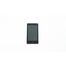 Дисплей для смартфона (телефона) Microsoft Lumia 532 DS (Nokia), black (в сборе с тачскрином)(с рамкой)