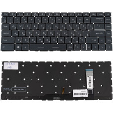 Клавиатура для ноутбука MSI (Modern 14 B) rus, gray,  подсветка клавиш