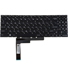Клавиатура для ноутбука MSI (GF66, GF76) rus, black, без фрейма, подсветка клавиш (RGB Per-key) (ОРИГИНАЛ)