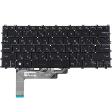 Клавиатура для ноутбука MSI (Modern 14 C7) rus, black, подсветка клавиш, без фрейма