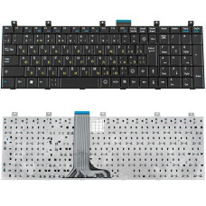 Клавиатура для ноутбука MSI (MS-163D, MS-1635, MS-1656, MS-1675, MS-1682, MS-1683, CR500, CR600, CX500, CX600, VR700, LG E500) rus, black