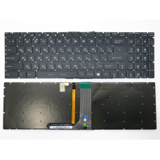 Клавіатура для MSI GT62, GT72, GE62, GE72, GS60, GS70, GL60, GL62, GL63, GL72, GP62, GP63, GP65, GP72, GP73, GP75, CX62 (RU black з RGB підсвічуванням) оригінал