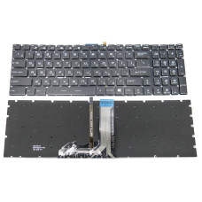 Клавіатура для MSI GT62, GT72, GE62, GE72, GS60, GS70, GL60, GL62, GL63, GL72, GP62, GP63, GP65, GP72, GP73, GP75,CX62 (RU black + підсвітка) оригінал