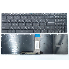 Клавіатура для MSI GE63, GE73, GS75, GL75 GE75, GS63, GS73, GS75, GL75, GE75, GP75 Raider RGB 8RD 8RE 8RF series (RU Black з RGB підсвіткою). оригінал