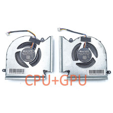 Вентилятор (кулер) для MSI GE66 GP66 GL66 MS-1541 MS-1542 PABD08008SH N453 + N454 (CPU+GPU). Пара.
