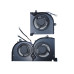 Вентилятор (кулер) для MSI GS75 GP75 WS75 MS-17G1 MS-17G2 BS5005HS-U3I U3J (CPU+GPU) Пара.
