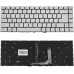 Клавиатура для ноутбука MSI (GS65) rus, silver, без фрейма, подсветка клавиш (ОРИГИНАЛ)