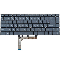 Клавиатура для ноутбука MSI (GS65) rus, dark gray, без фрейма, подсветка клавиш (ОРИГИНАЛ)