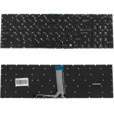 Клавиатура для ноутбука MSI (GV62, GT62) rus, black, без фрейма, подсветка клавиш (RGB Per-key) (ОРИГИНАЛ)