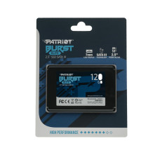 Жесткий диск 2.5" SSD  120Gb Patriot Burst Elite Series, PBE120GS25SSDR, 3D QLC, SATA-III 6Gb/s, зап/чт. - 320/450мб/с