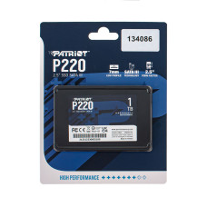 Жесткий диск 2.5" SSD 1Tb Patriot P220 Series, P220S1TB25, TLC 3D, SATA-III 6Gb/s, зап/чт. - 500/550мб/с