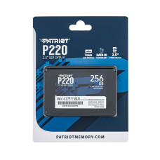Жесткий диск 2.5" SSD  256Gb Patriot P220 Series, P220S256G25, TLC 3D, SATA-III 6Gb/s, зап/чт. - 490/550мб/с