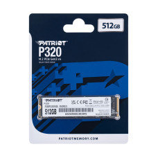 SSD Patriot P320 512GB M.2 2280 NVMe PCIe 3.0 x4 TLC 2200/3000 МБ/с (P320P512GM28)