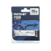 Жесткий диск M.2 2280 SSD  256Gb Patriot P300 Series, P300P256GM28, NVMe1.3 PCIe3.0 x4, 3D NAND TLC, зап/чт. - 1100/1700мб/с