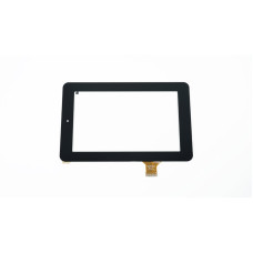 Тачскрин (сенсорное стекло) для Prestigio MultiPad PMT3017 Wize, MA705D5 10112-0A5067A, 7", внешний размер 190*120 мм, рабочий размер 155*91 мм, 30 pin, черный