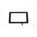 Тачскрин (сенсорное стекло) для Prestigio MultiPad PMT3017 Wize, MA705D5 10112-0A5067A, 7", внешний размер 190*120 мм, рабочий размер 155*91 мм, 30 pin, черный