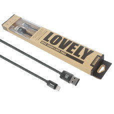 Кабель REMAX Lovely, USB to iP, черный