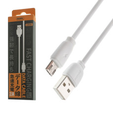 Кабель REMAX FAST Charg, USB to Micro, белый , 1м