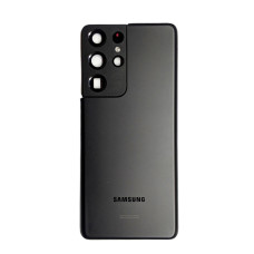 Задняя крышка для Samsung Galaxy S21 Ultra Black G998 снятый оригинал