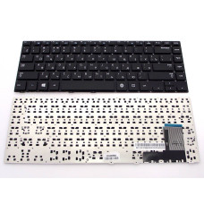 Клавіатура для ноутбуків Samsung NP370R4E / 370R4E / NP370R4V / NP450R4E / NP450R4V / NP470R4 (Series 14"), чорна, RU-розкладка, без рамки — Original