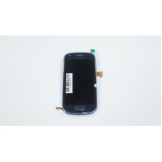 Дисплей з тачскріном і рамкою для Samsung Galaxy S3 Mini Neo GT-I8200, синій
