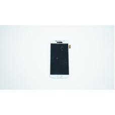 Дисплей Samsung Galaxy S6 SS SM-G920 білий з тачскріном і рамкою (в зборі) Original