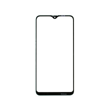 Стекло корпуса с рамкой для Samsung A10 A105, black, (ОРИГИНАЛ)