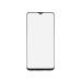 Стекло корпуса с рамкой для Samsung A20 A205, black, (ОРИГИНАЛ)