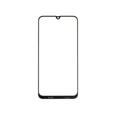 Стекло корпуса с рамкой для Samsung A30 A305, black, (ОРИГИНАЛ)