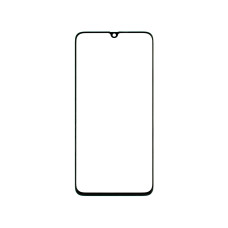 Стекло корпуса с рамкой для Samsung A70 A705, black, (ОРИГИНАЛ)