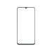 Стекло корпуса с рамкой для Samsung A70 A705, black, (ОРИГИНАЛ)