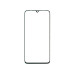 Стекло корпуса с рамкой для Samsung A70 A705, black, (ОРИГИНАЛ)