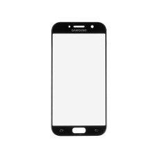 Стекло корпуса с рамкой для Samsung A5 A520, black, (ОРИГИНАЛ)