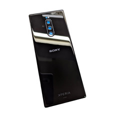 Задняя крышка для Sony Xperia 1 / Xperia XZ4 J9110, J9150, J8170, J8110 (Black, оригинал)