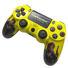 Беспроводной геймпад PlayStation Dualshock 4 v2 для PS4 Cyberpunk 2077